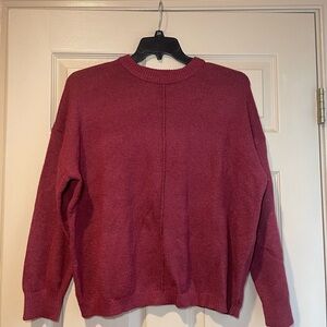 SHEIN‎ Women’s Burgundy Crewneck Sweater, Size Large